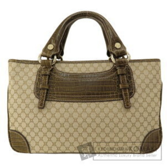 Celine Macadam Canvas Handbag - Picture 1 of 9